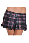 BW830WT School Girl Skirt - White